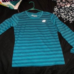 Striped blue New Balance shirt